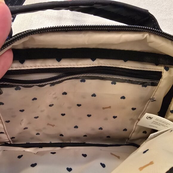 Lug Scoop NEW Black SE Crossbody Bag Paws Black NWOT 1764-A Dog Cat Puppy Kitty - Picture 10 of 16